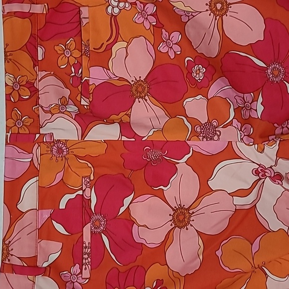 Talbots floral "Perfect Crop Pant" size 10 - Picture 5 of 7